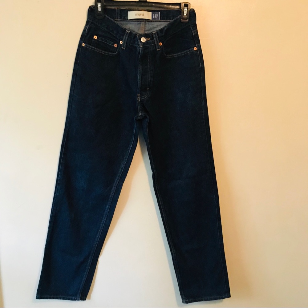 Vintage Gap Original Dark Wash High Rise Jean